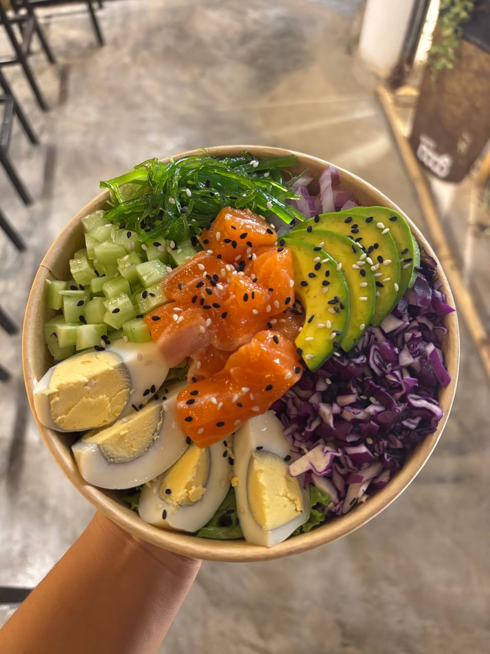 Salmon poke